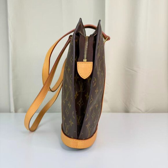 Louis Vuitton Monogram Canvas Shoulder Bag Tote - Picture 3 of 7